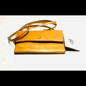 New Hobo distressed leather crossbody bag.